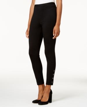 Style & Co Pyramid-studded Leggings, Created For Macy's