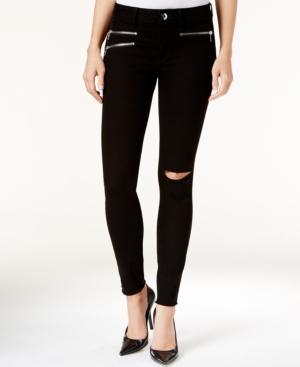 Dl 1961 Jessica Alba No. 3 Instasculpt Zip-detail Shadow Wash Skinny Jeans