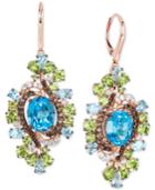 Le Vian Crazy Collection Multi-gemstone Drop Earrings (15-3/4 Ct. T.w.) In 14k Rose Gold
