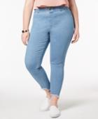 Hue Plus Size Step-hem Original Denim Leggings