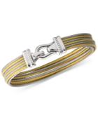 Charriol Women's Brilliant Two-tone Pvd Stainless Steel Cable Bangle Bracelet 04-821-1214-0l