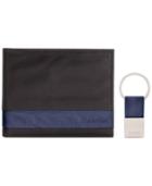 Calvin Klein Pop Color Pieced Bifold Wallet And Key Fob Set