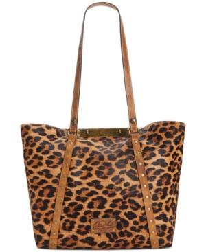 Patricia Nash Leopard Benvenuto Tote