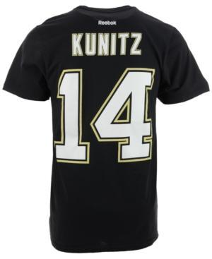Reebok Men's Short-sleeve Chris Kunitz Pittsburgh Penguins Player T-shirt
