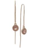 Ivanka Trump Gold-tone Pave & Colored Stone Threader Earrings