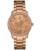Guess Women's Rose Gold-tone Stainless Steel Bracelet Watch 40mm U0699l3