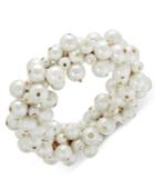 Charter Club Gold-tone Imitation Pearl Cluster Bracelet, Only At Macy's