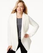 Charter Club Faux-fur Open Cardigan, Only At Macy's