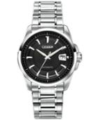 Citizen Men's Automatic Eco-drive Signature Grand Classic Stainless Steel Bracelet Watch 42mm Nb0040-58e
