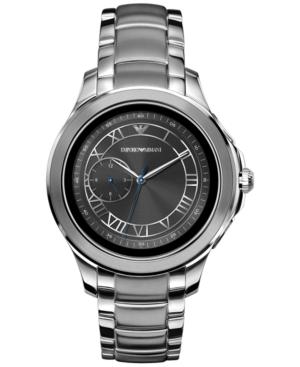 Emporio Armani Men's Stainless Steel Bracelet Touchscreen Smart Watch 46mm