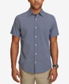 Nautica Men's Classic-fit Mini-geometric Print Cotton Shirt