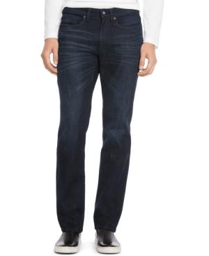 Kenneth Cole Reaction Indigo Wash Straight-fit Jeans