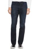 Kenneth Cole Reaction Indigo Wash Straight-fit Jeans