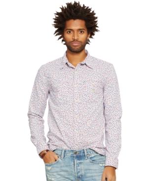 Denim & Supply Ralph Lauren Men's Floral-print Cotton Workshirt