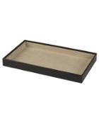 1.5 Black Standard Jewelry Tray (also Available In Red, Grey And Ivory)