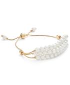 Charter Club Gold-tone Imitation Pearl Slider Bracelet, Only At Macy's