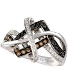 Le Vian Diamond Knot Ring In 14k White Gold (1/2 Ct. T.w.)