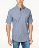 Club Room Men's Micro-gingham Shirt, Created For Macy's