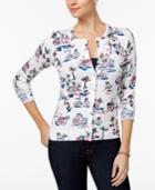 Charter Club Print Cardigan, Only At Macy's