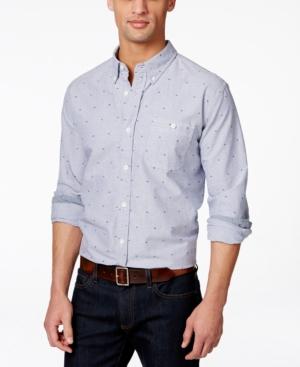 Weatherproof Long-sleeve Printed Dot Shirt
