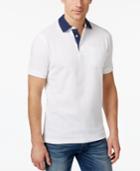 Club Room Men's Dot-trim Upf 50+ Performance Polo, Only At Macy's