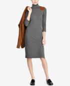 Polo Ralph Lauren Suede-trim Turtleneck