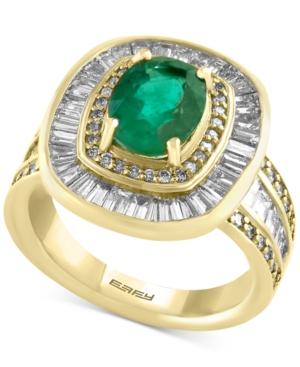 Effy Final Call Emerald (1-1/2 Ct. T.w.) And Diamond (2-1/4 Ct. T.w.) Ring In 14k Gold