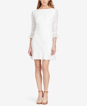 American Living Lace Ruffle Dress