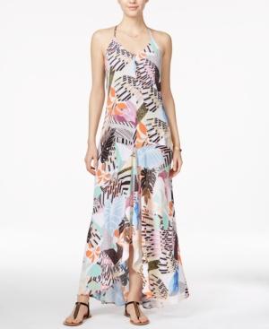 Bar Iii Printed High-low Hem Maxi Dress, Only At Macy's