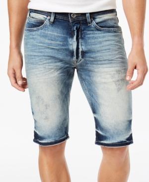 Sean John Men's Pyrite Skinny Fit Stretch Denim Shorts