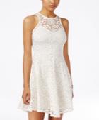 Material Girl Juniors' Lace Skater Dress, Only At Macy's