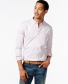 Tommy Hilfiger New England Stripe Long-sleeve Custom-fit Oxford Shirt