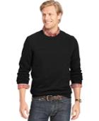 Izod Big And Tall Sueded Crew-neck Pullover