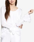 Sanctuary Artisan Cotton Eyelet-sleeve Top