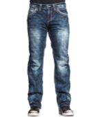 Affliction Men's Blake Fleur De Lis Relaxed-fit Jeans, Valdez Wash