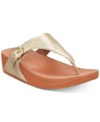 Fitflop Skinny Toe-thong Wedge Sandals Women's Shoes