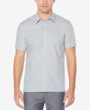 Perry Ellis Men's Geometric Stretch Shirt