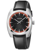 Calvin Klein Men's Swiss Achieve Black Leather Strap Watch 40mm X 49.75mm