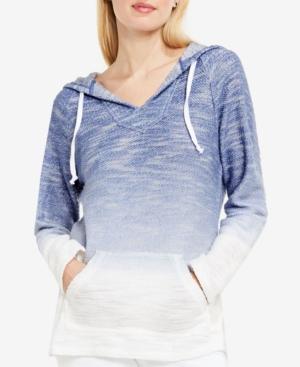 Two By Vince V-neck Ombre Hoodie