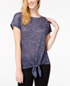 Bcx Juniors' Asymmetrical Tie-front Top