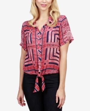 Lucky Brand Tie-front Shirt