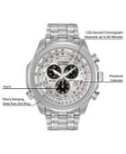 Citizen Men's Chronograph Eco-drive Stainless Steel Bracelet Watch 42mm Bl5400-52a