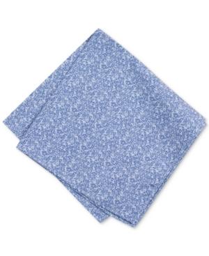 Bar Iii Men's China Blue Floral Pocket Square, Created For Macy's