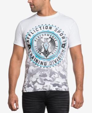 Affliction Men's Recon Elite Ombre Camouflage Graphic-print T-shirt