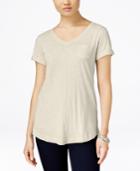 Style & Co V-neck T-shirt, Only At Macy's