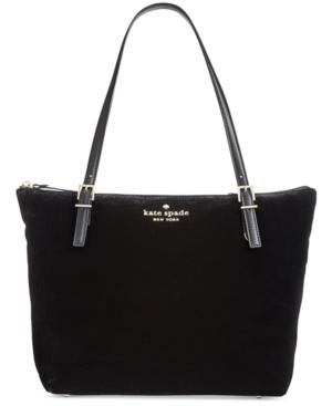 Kate Spade New York Watson Lane Velvet Maya Small Tote