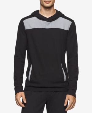 Calvin Klein Men's Colorblocked Multi-textured Hoodie