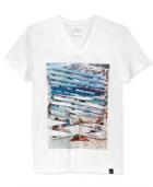 Armani Exchange Men's Horizon Break V-neck T-shirt