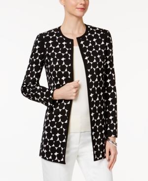 Kasper Dot-print Topper Jacket