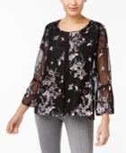 Jm Collection Layered-look Illusion Top, Created For Macy's